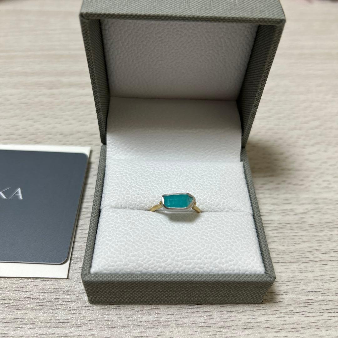 MONAKAjewelry☺︎パライバトルマリンリング☺︎希少品☺︎最終値下げ☺︎