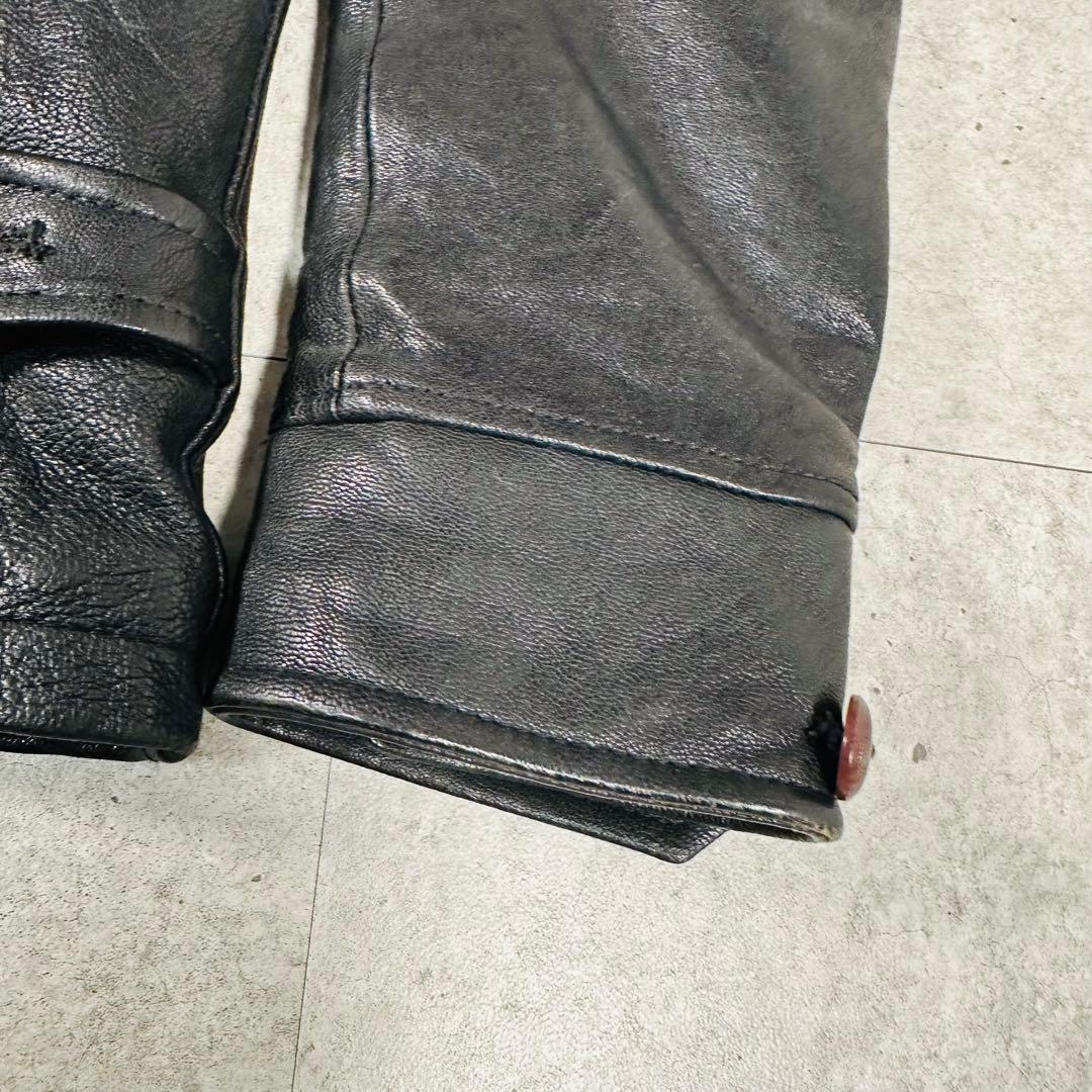 COOTIE クーティ ゴートレザージャケット ブラック サイズM - メルカリ