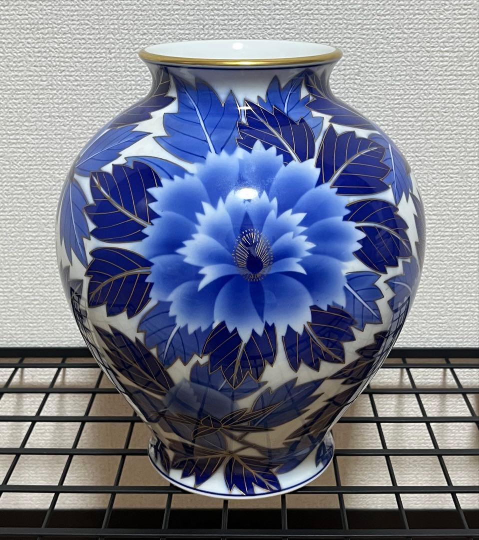 香蘭社 花瓶 壺 金彩 - メルカリ