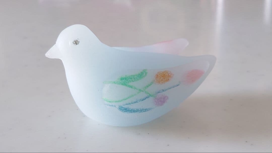 石川あすかさんのamulet birdアミュレットバード＊ガラスオブジェ