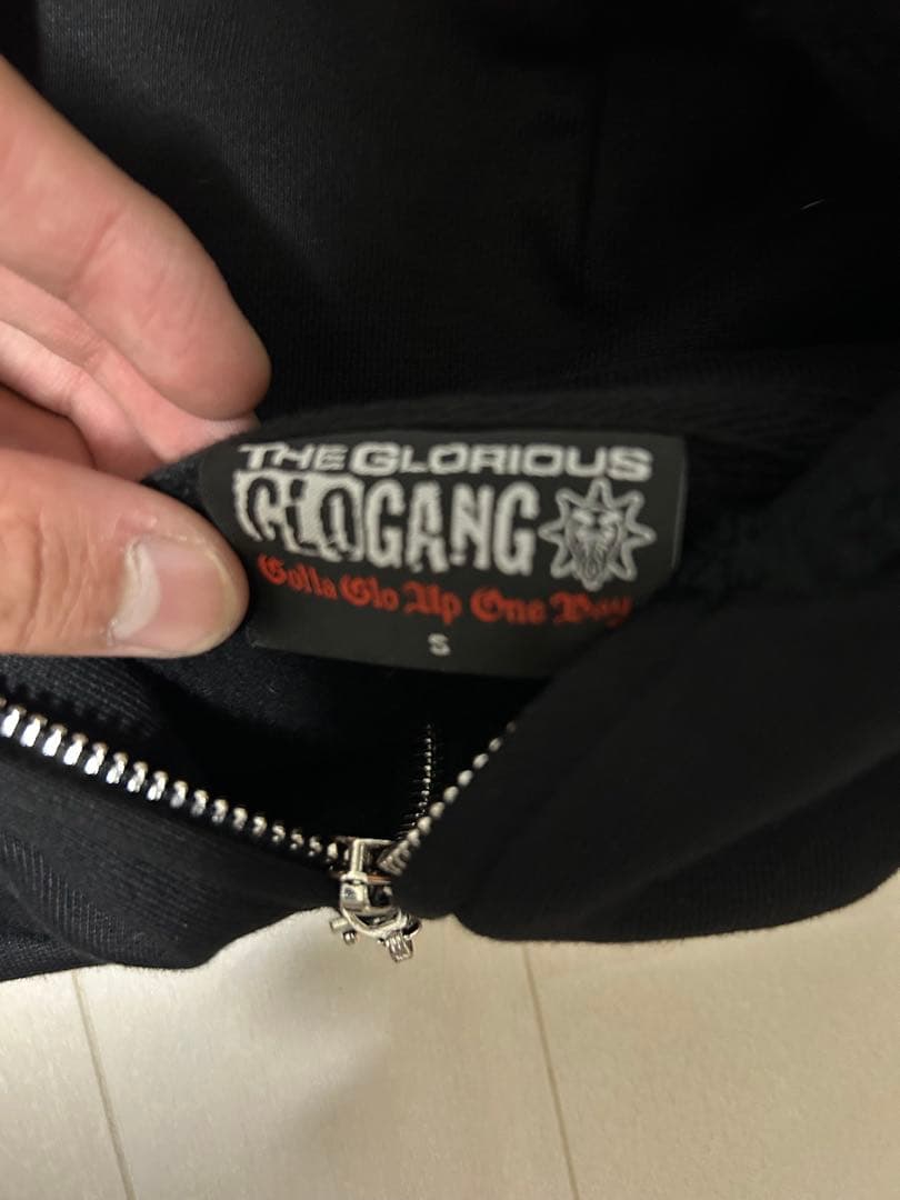 glogang ブラックパーカー S 【確定正規品】※購入履歴載せてます
