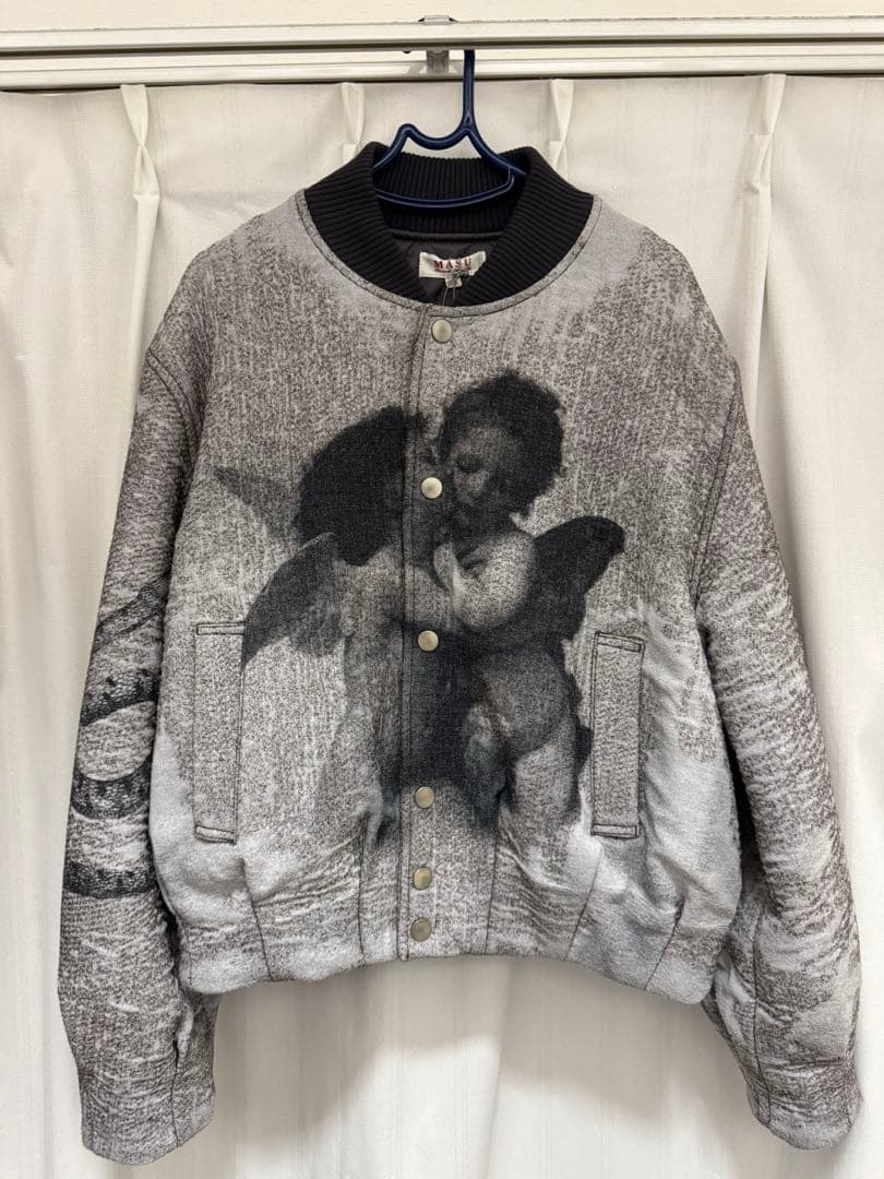 ジャケット・アウター MASU ANGEL BOMBER JACKET GRAY