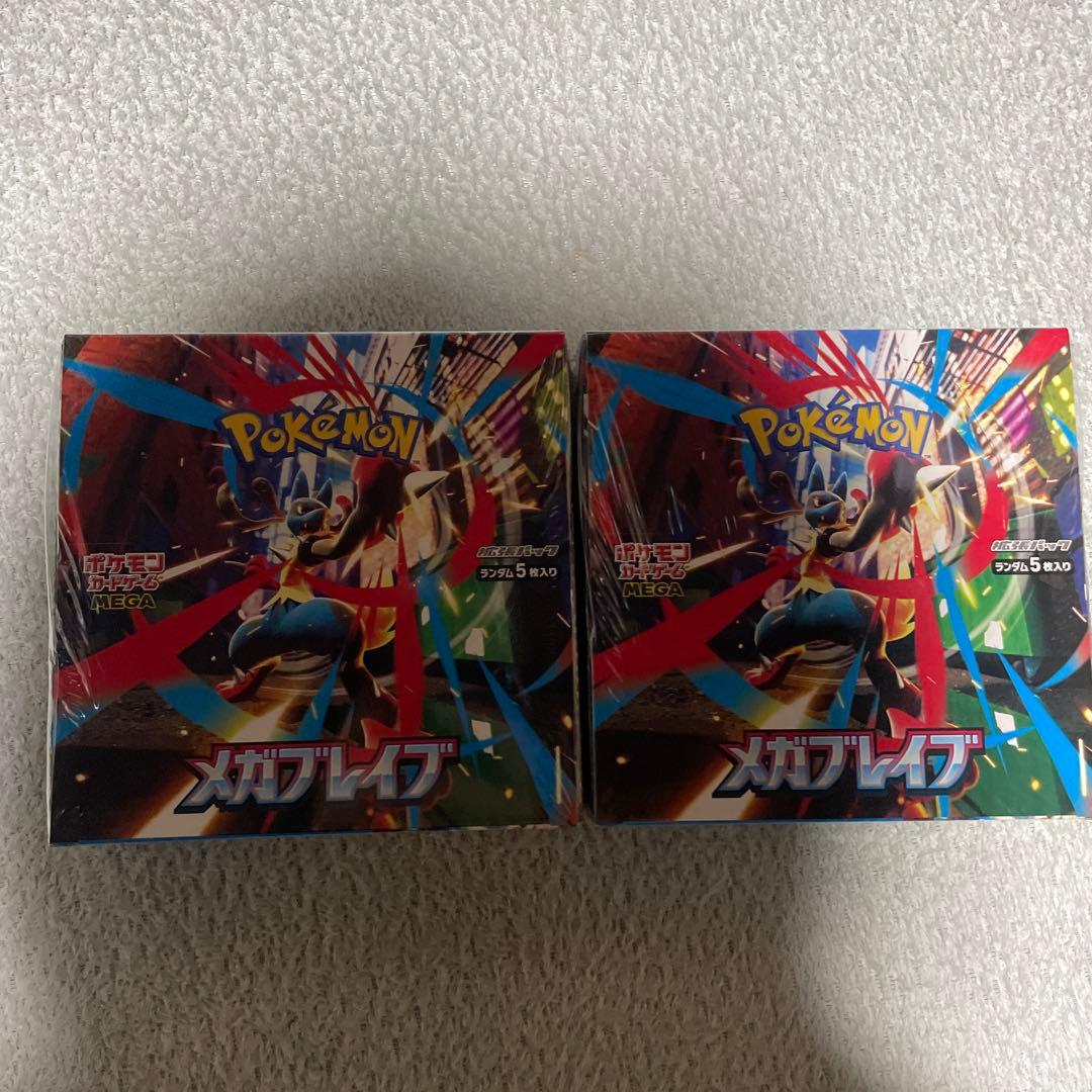 ポケモンカード メガブレイブ 2BOX シュリンク付き未開封品 - メルカリ