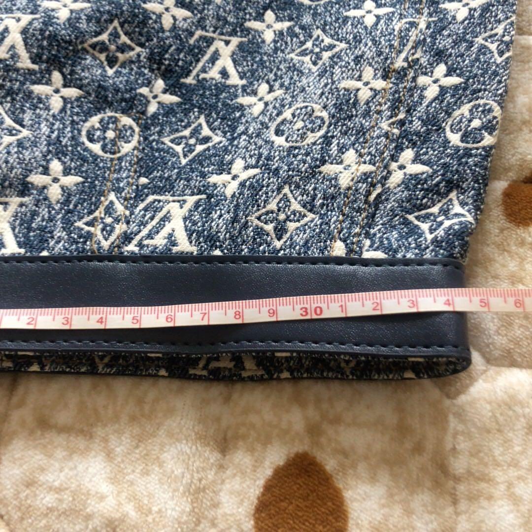 ルイ・ヴィトン ロゴデニムスカート 中古・古着通販】LOUIS VUITTON (ルイ ヴィトン) モノグラムプリント