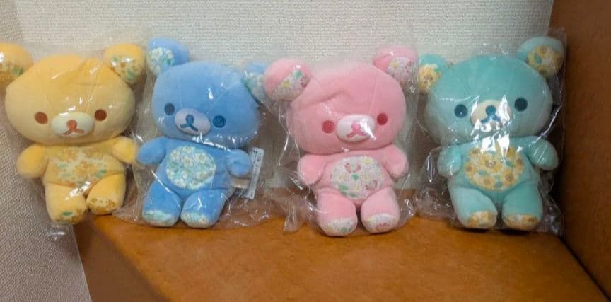 リラックマ 銀座限定 GINZA あなたを想うふっくらぬいぐるみ　4点セット