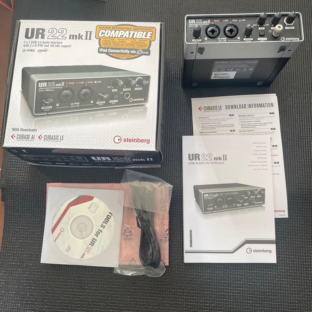 steinberg UR22mkⅡ オーディオインターフェース　美品 STEINBERG ( スタインバーグ ) UR22mkII オーディオインターフェイス