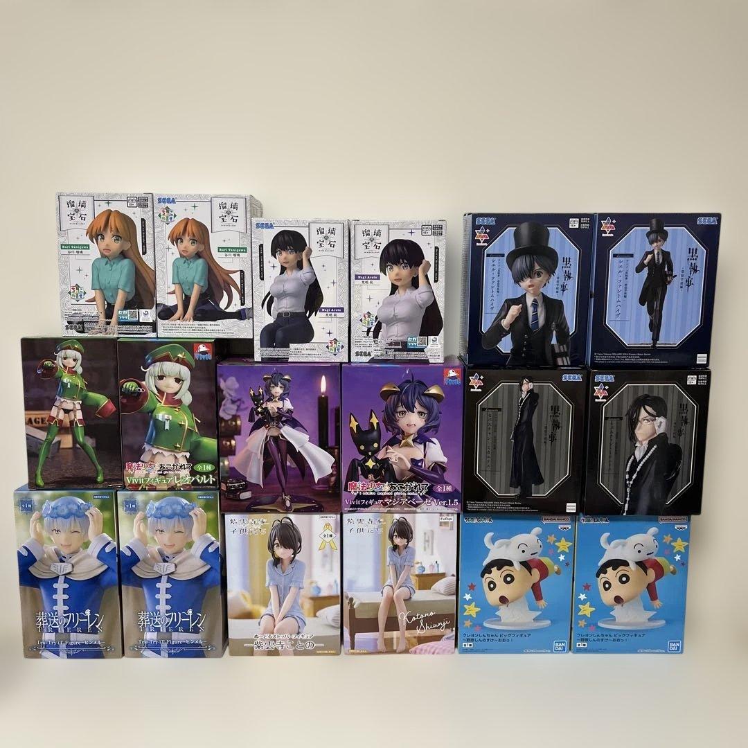 新品未開封　最新プライズ有　アニメマンガ人気キャラクター　フィギュアまとめ売り フィギュア まとめ売り 22点セット 未開封 プライズ品 - メルカリ
