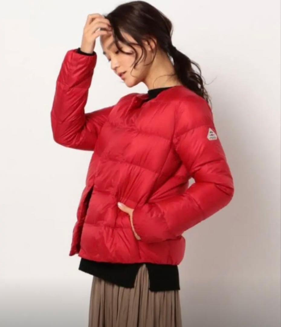 ピレネックス　カンヌ　ダウンジャケット　レッド　38