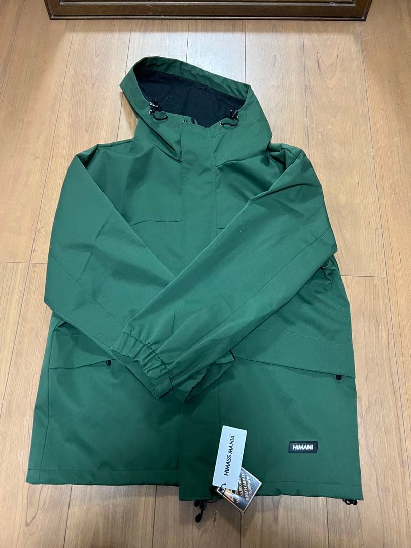 HIMASS MANIA スノーボードジャケット S ダークグリーン
