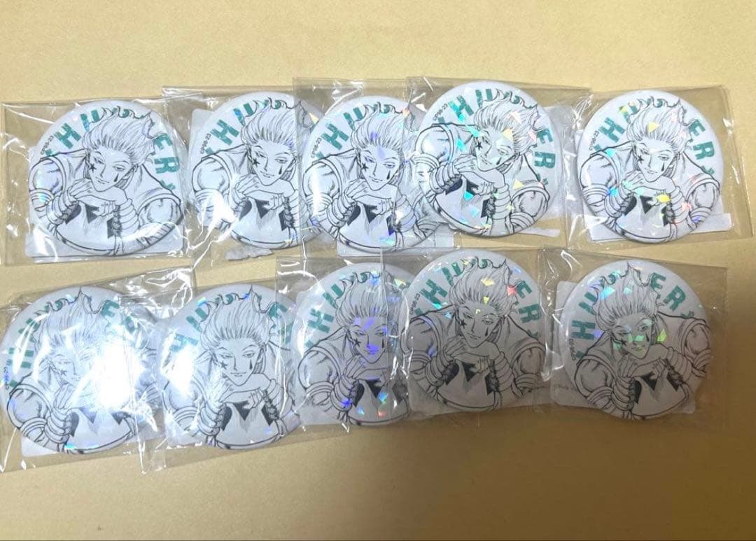 ハンターハンター ヒソカ オールスター 缶バッジ 10個
