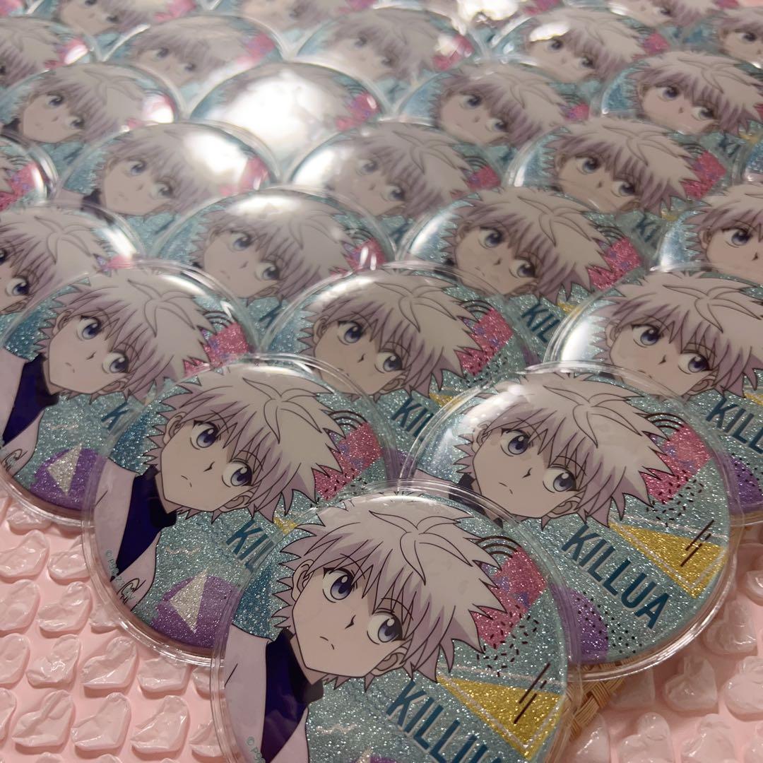 ハンターハンター グリッター 缶バッジ キルア ジャンプショップ