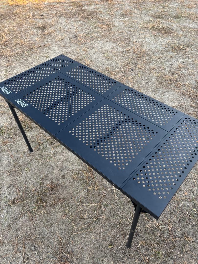 コールマン　アウトドアテーブル BBQテーブル コールマン(Coleman) アウトドアテーブル 大型テーブル ナチュラル