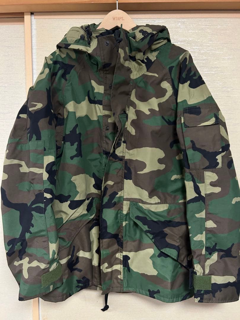 米軍 ECWCS GEN1 GORE‑TEXパーカー ウッドランドカモ S/R