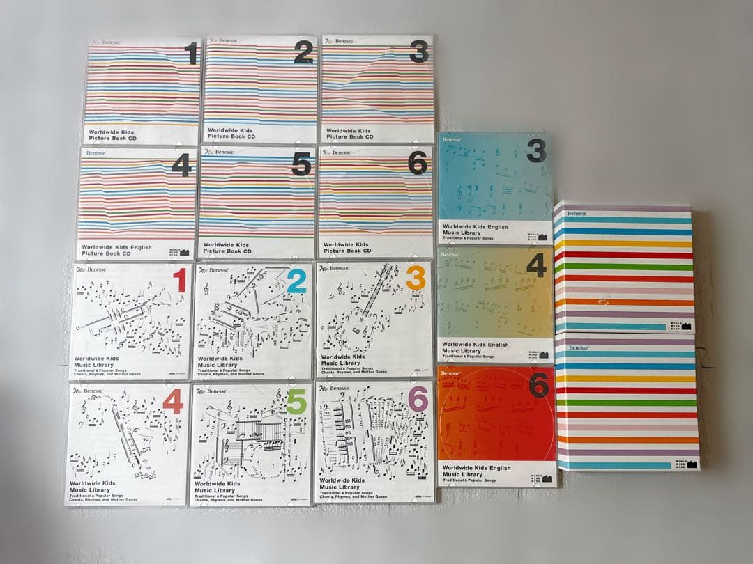 値下げ】ワールドワイドキッズ CD,DVDセット しまじろう英語 wwk