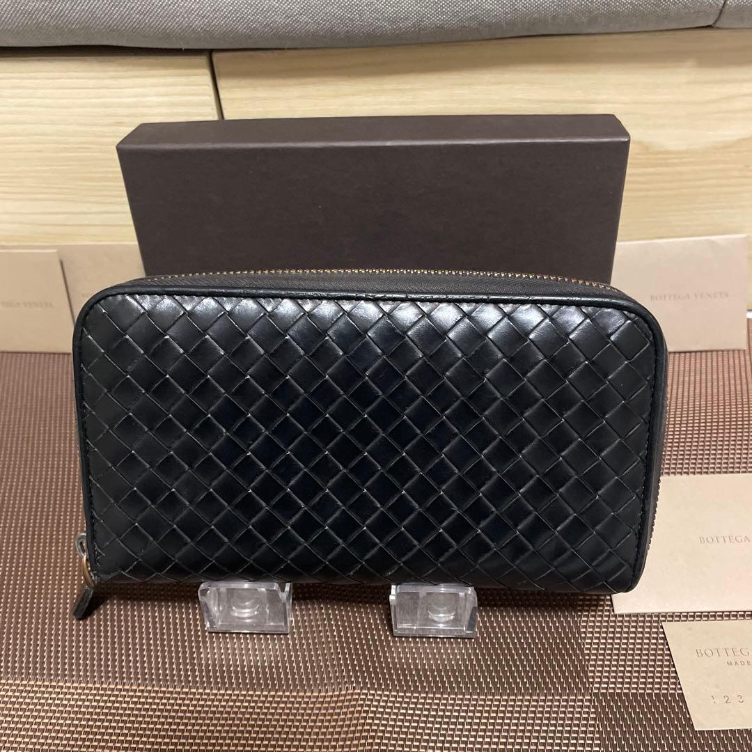 良品☆正規品✨BOTTEGA VENETA ラウンドファスナー長財布　最安値