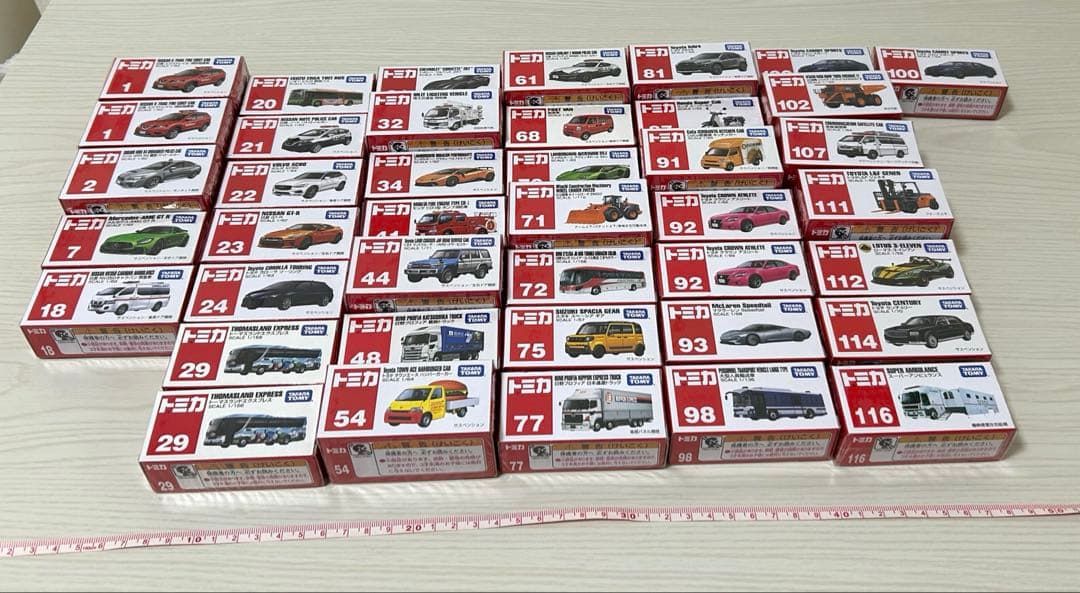 トミカ ミニカーセット ーおまけポケットトミカ付きー