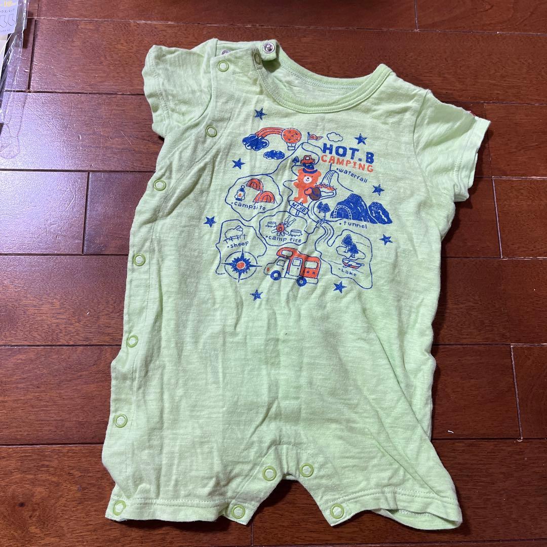 ミキハウス80新品たぐ付き3点ロンパース靴下おまけです。全部で15点