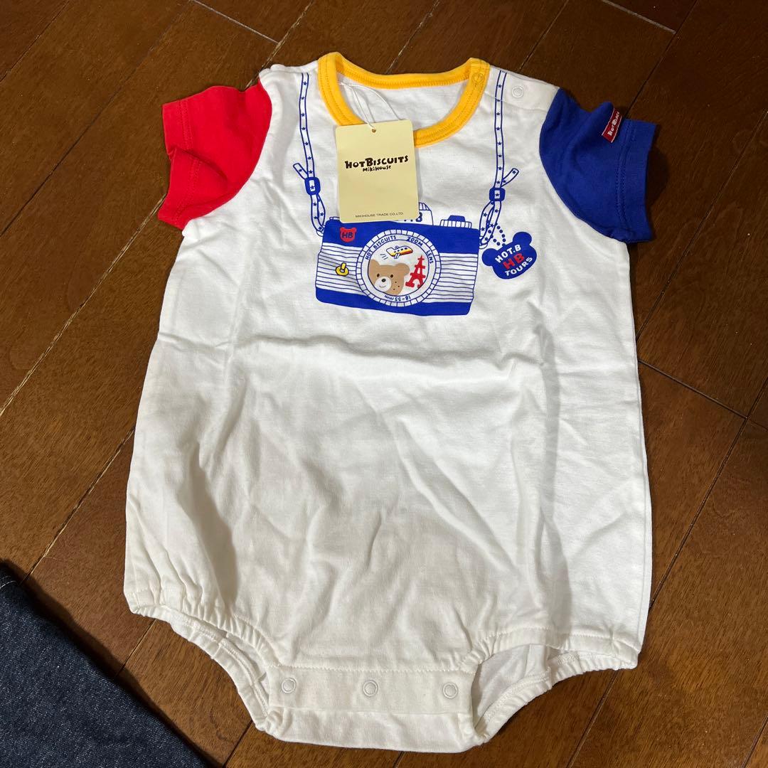 ミキハウス80新品たぐ付き3点ロンパース靴下おまけです。全部で15点