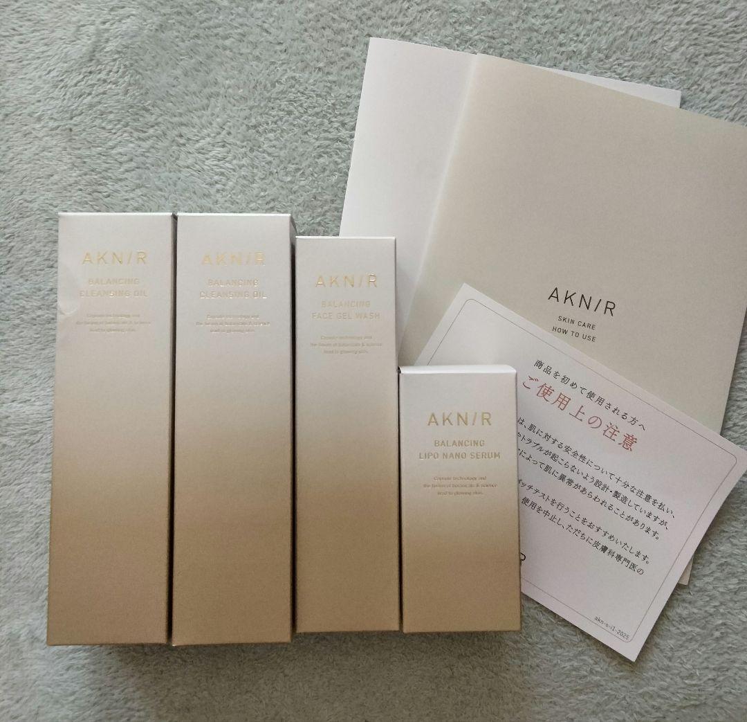 【新品未使用】アクニー　スキンケア4点セット パーフェクトセット｜AKNIR（アクニー） 公式オンラインサイト