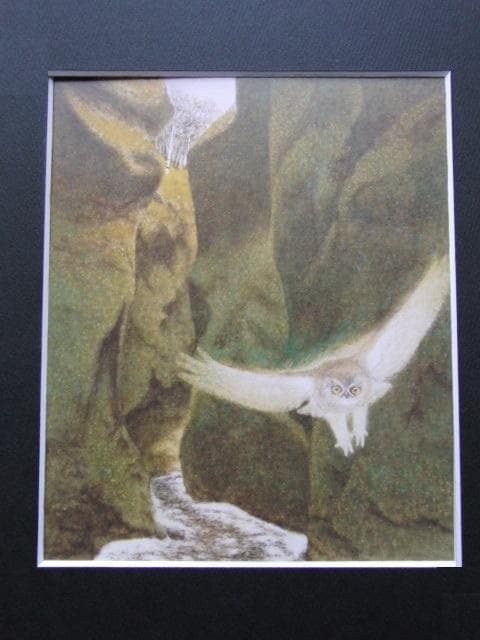 岩橋英遠、【苔の洞門】、希少な大判額装用画集より、美品、日本人画家 岩橋英遠「長春」日本画・P8号 絵画買取・販売の小竹美術