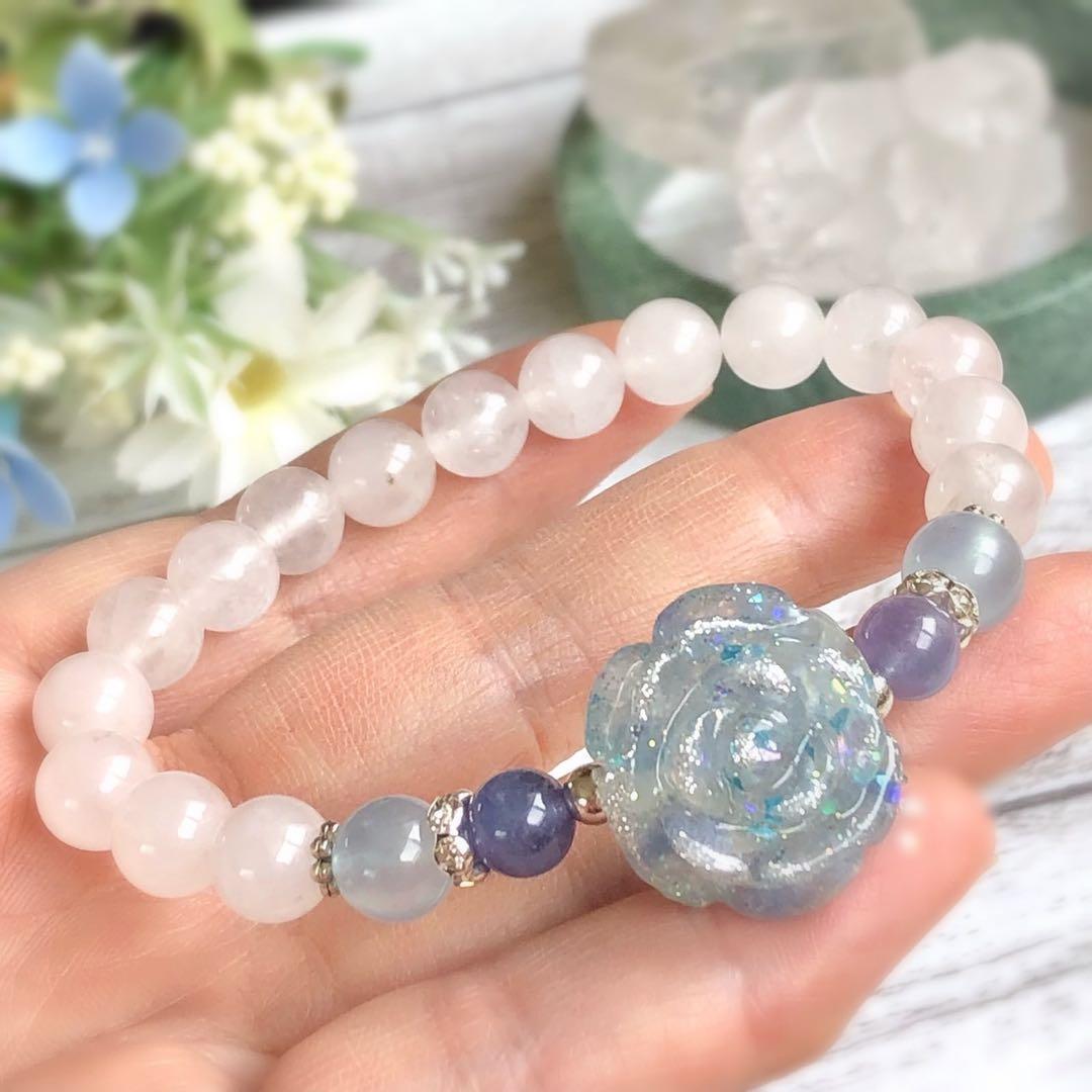 モリオンオルゴナイト玉☆デザインブレスレット S115604451