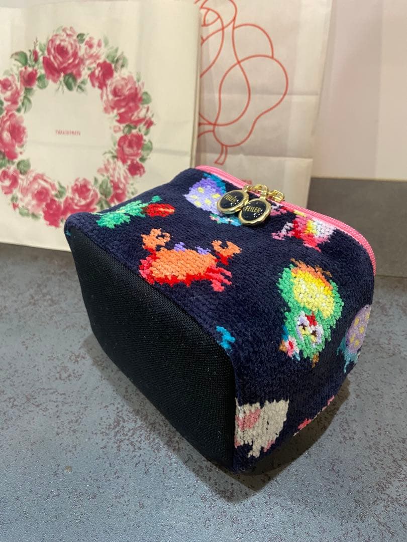 FEILER 神崎恵さん×フェイラー ファンキーフォーチュン バニティポーチ