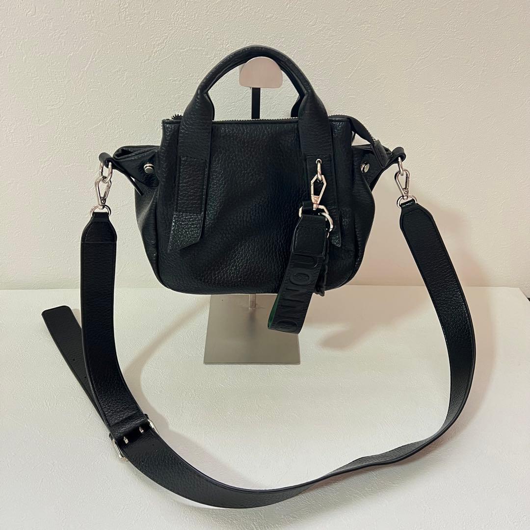 極美品】ヌエール ヤマダヤ 2wayレザーハンドショルダーバッグ しぼ革