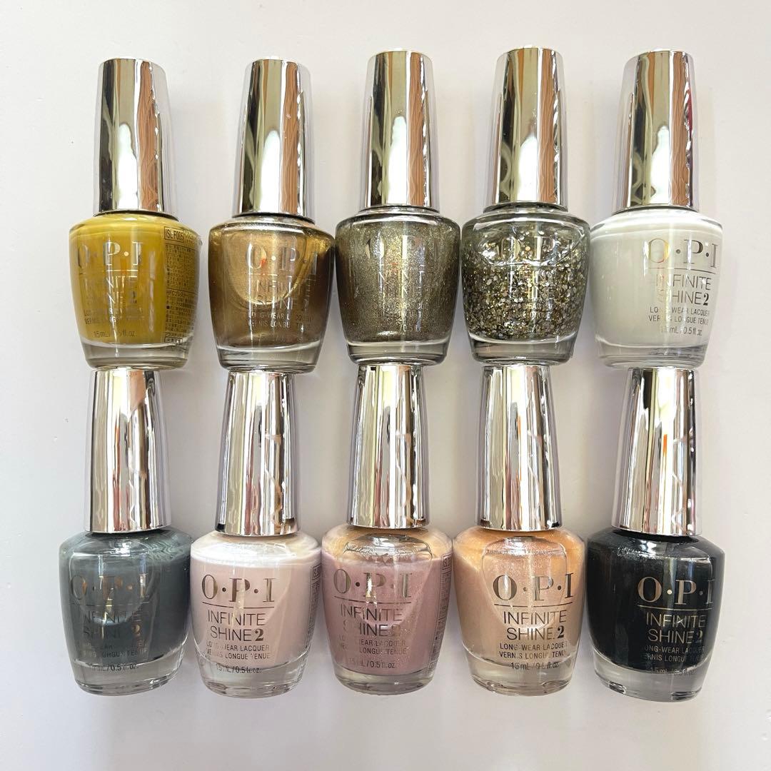 【スーパーセール❗️新品】 OPIインフィニットシャイン〔ヌーディ・ゴールド系〕 2025年ホリデーシーズン限定コレクション OPI『Good Enough to Treat