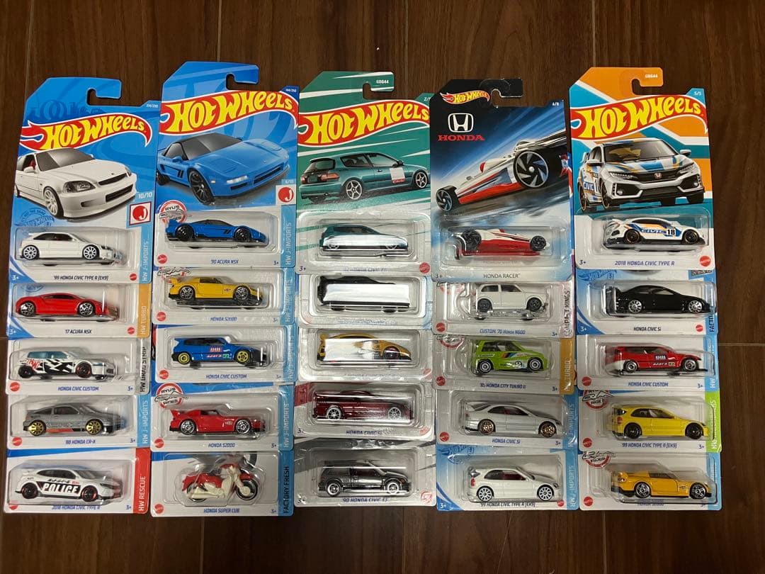 ホットウィール　／25種類セット ／ミニカー　／ホンダ／まとめ売り