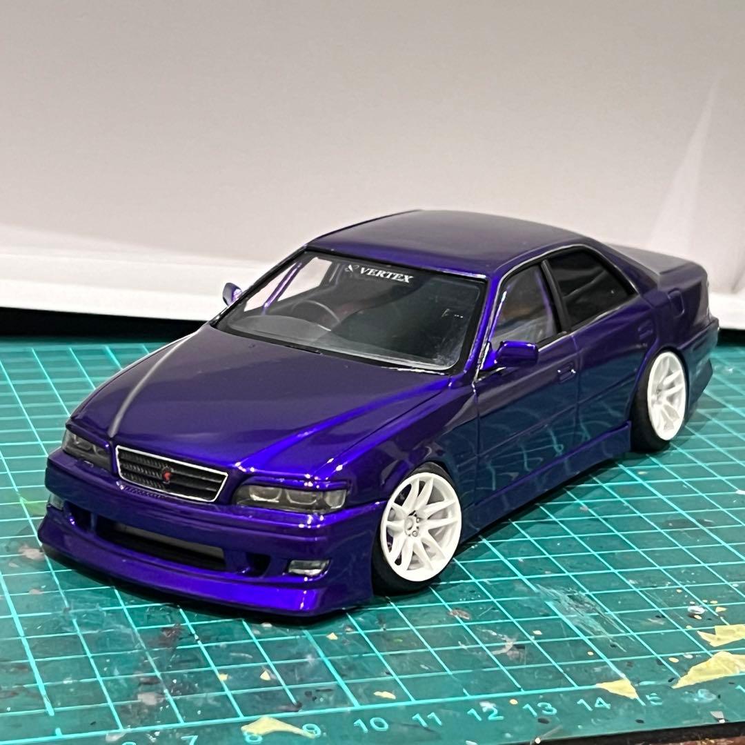 アオシマ 1/24 VERTEX JZX100 チェイサー 完成品 - メルカリ