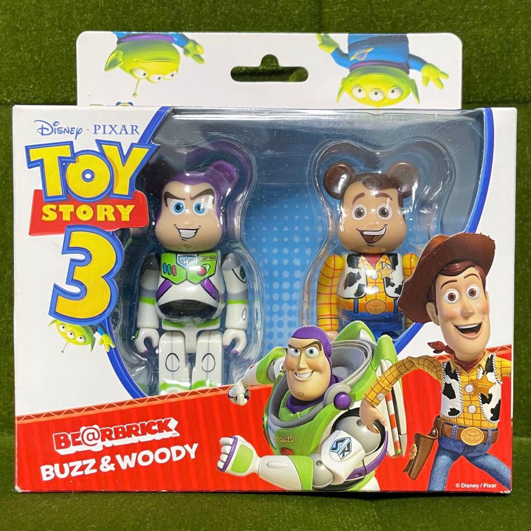 BE＠RBRICK 100％ トイストーリー3 バズ＆ウッディ ベアブリック