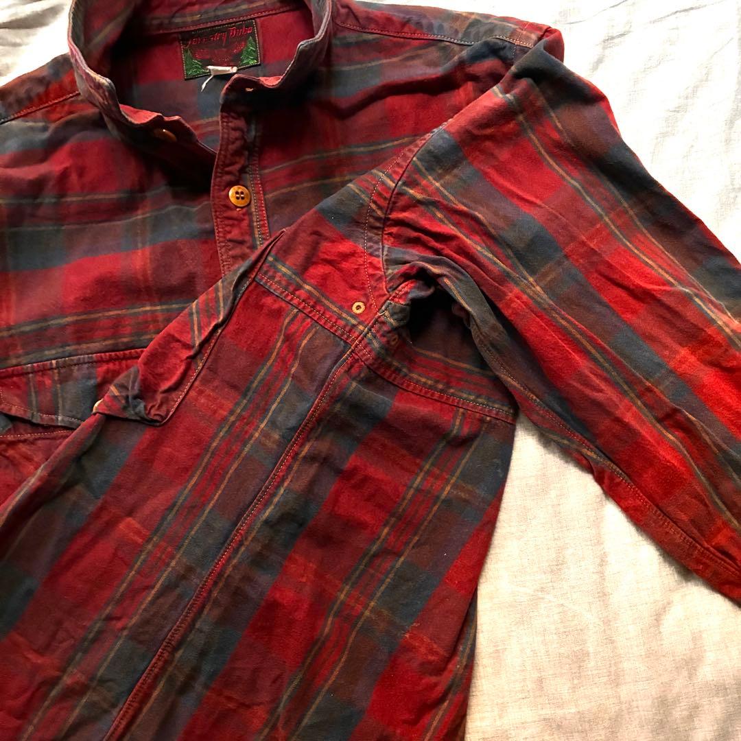 最上位機種 フリーホイーラーズ BUBO ワークシャツ 16 レッド