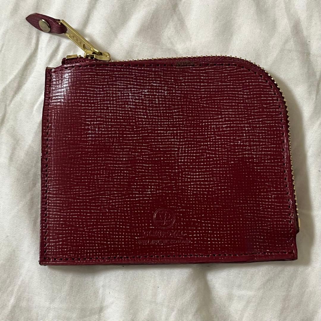 （チェリー）ブリティッシュメイド別注グレンロイヤルジップミニパース