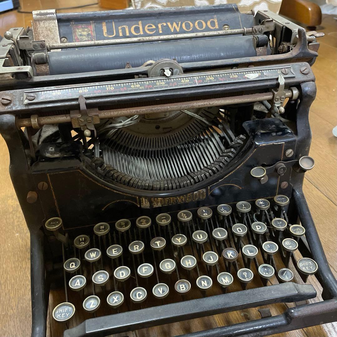 アンダーウッド Underwood タイプライター アンティーク - メルカリ