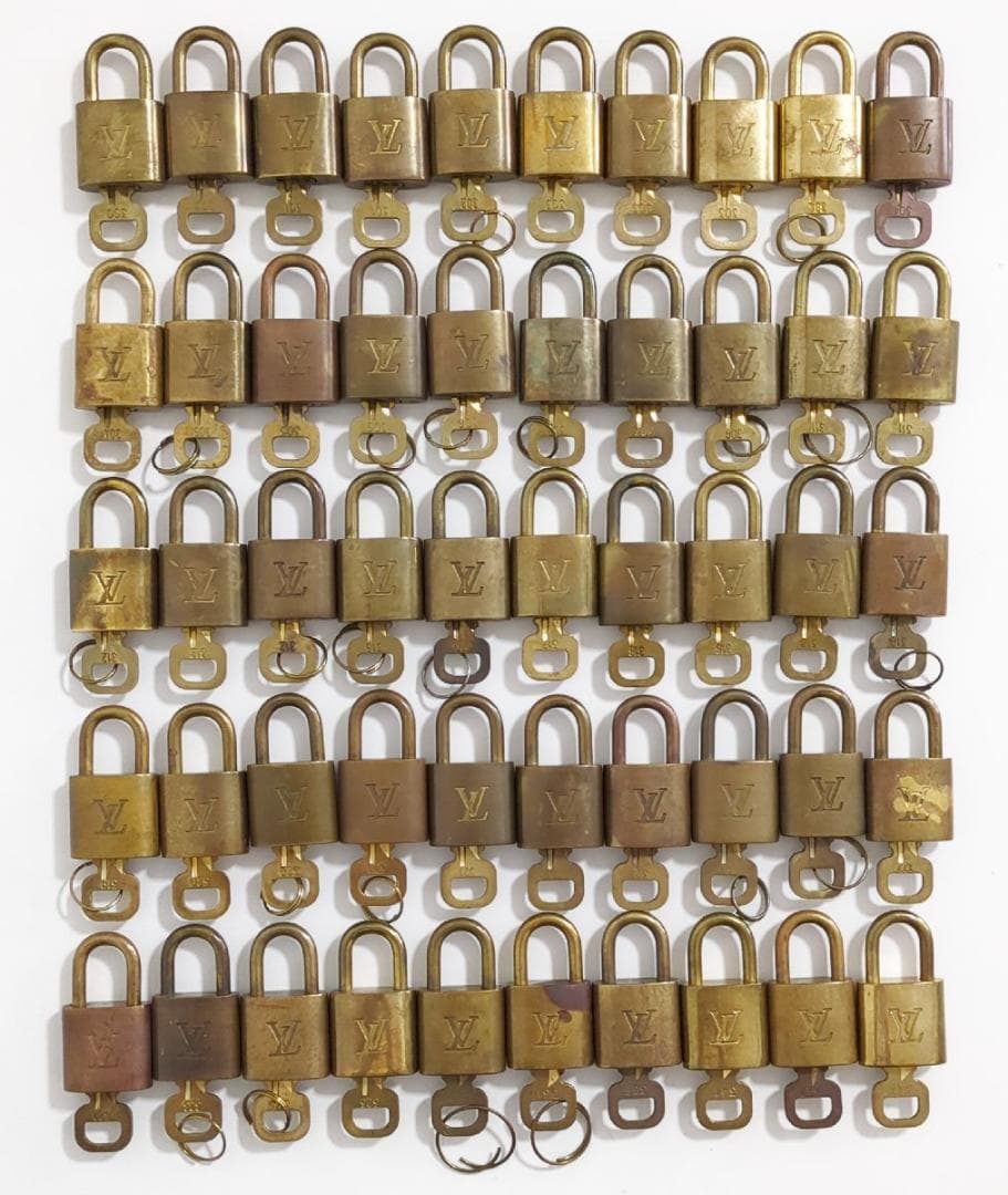 ルイヴィトン パドロック/南京錠 50個セット キー各1本付き