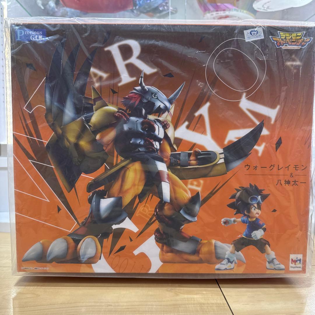 デジモンアドベンチャー　ウォーグレイモン&八神太一　g.e.m フィギュア