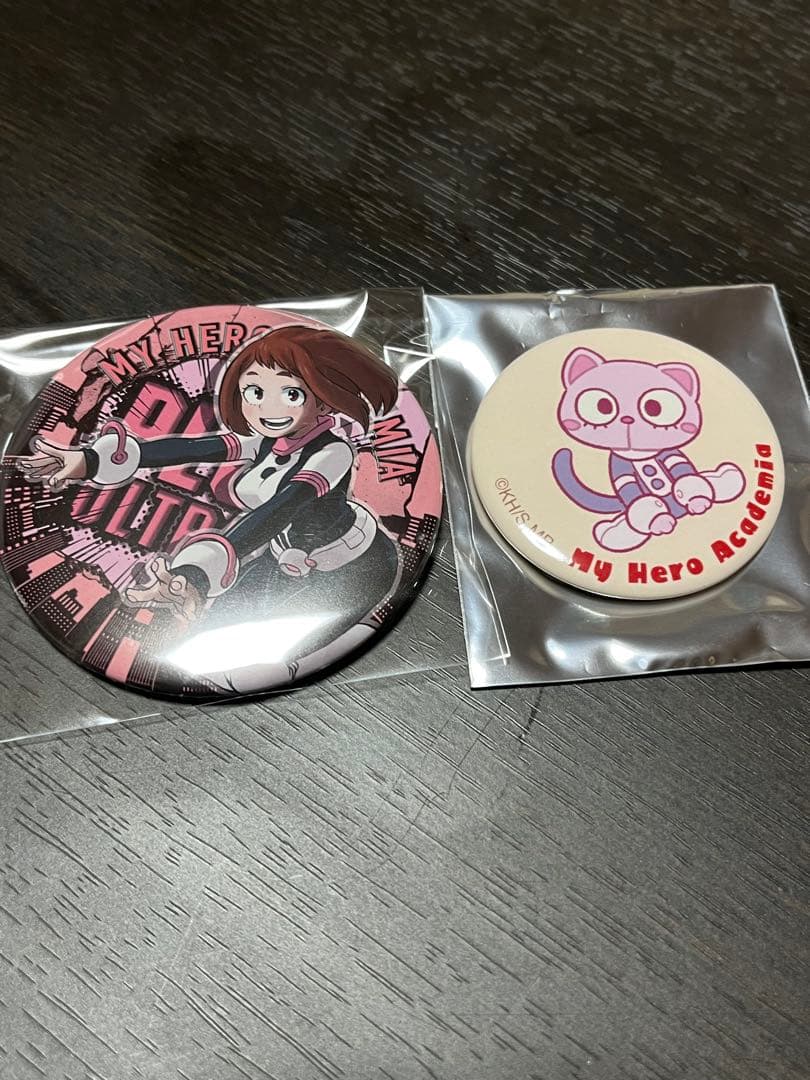 僕のヒーローアカデミア 麗日お茶子 缶バッジ 2個セット - メルカリ