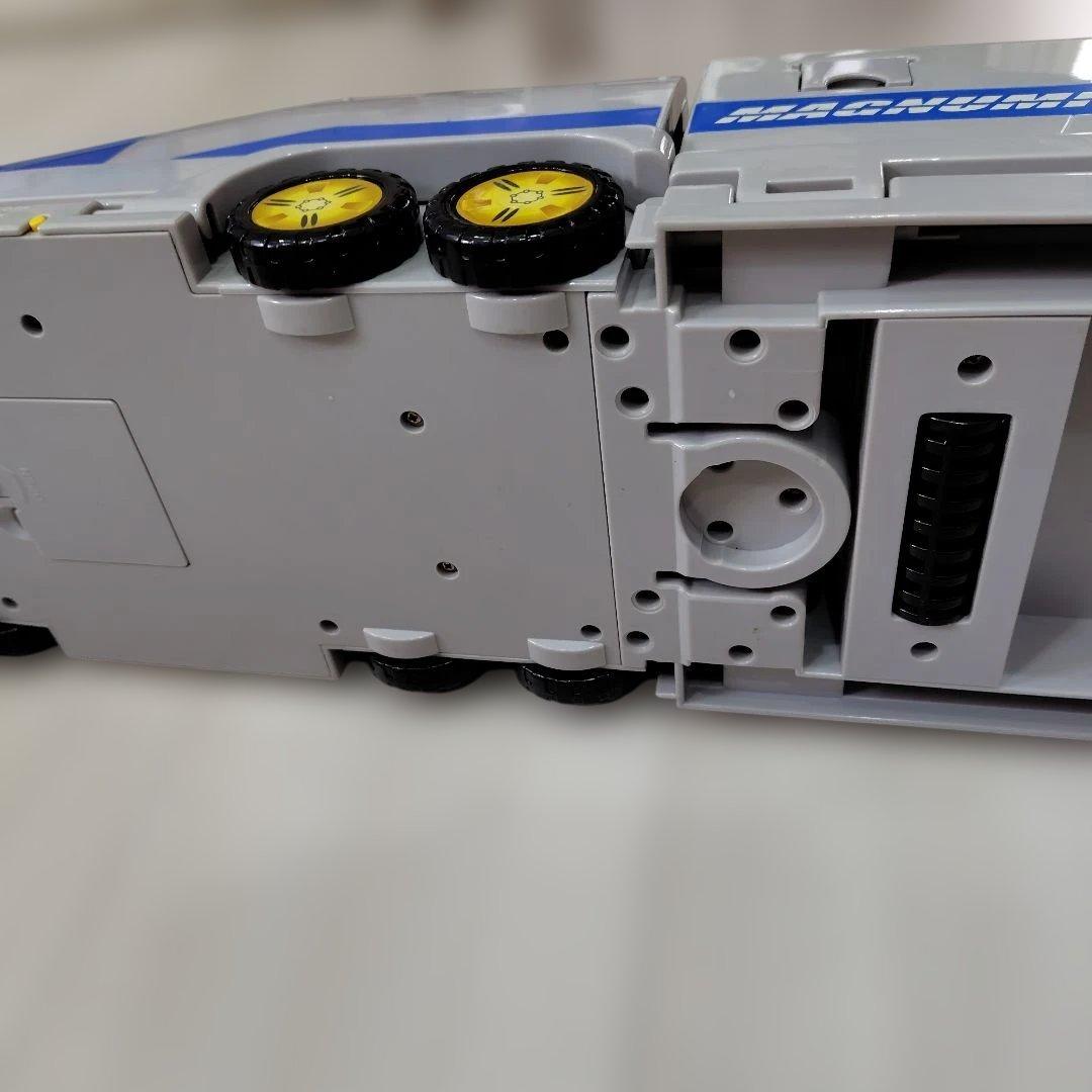 貴重 新品電池交換済み トミカ マグナムパトレーラー ハイパーブルー