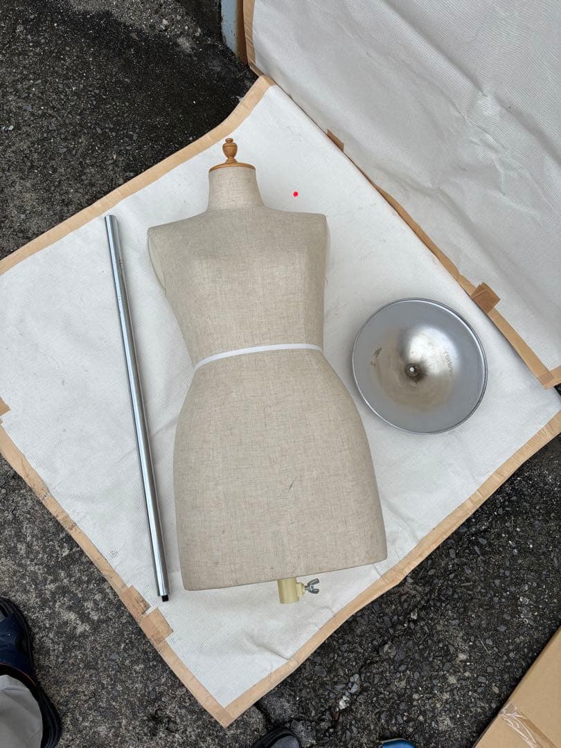 マネキン ボディ トルソー 女性用 HOSOKAWA製 ナチュラルカラ- - メルカリ