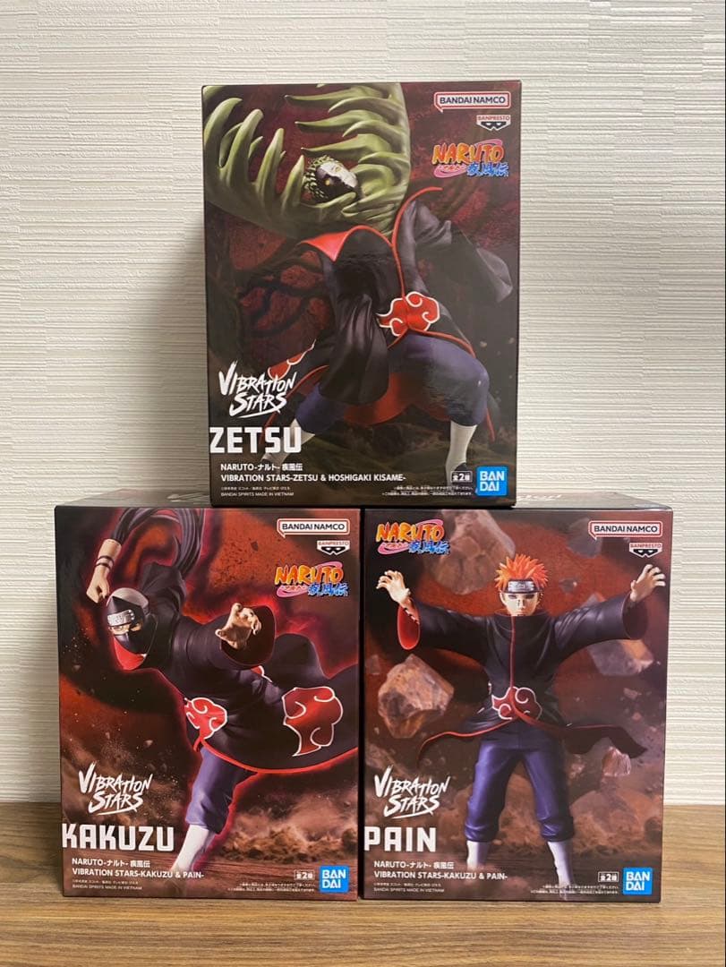 NARUTO疾風伝 VIBRATION STARS 角都 ペイン ゼツ 3個 - メルカリ