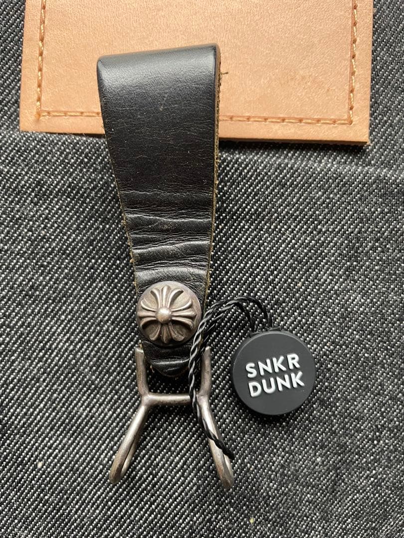 クロムハーツ ベルトループ クロムハーツ/CHROME HEARTS ベルトループ ブラックレザー 在庫あり