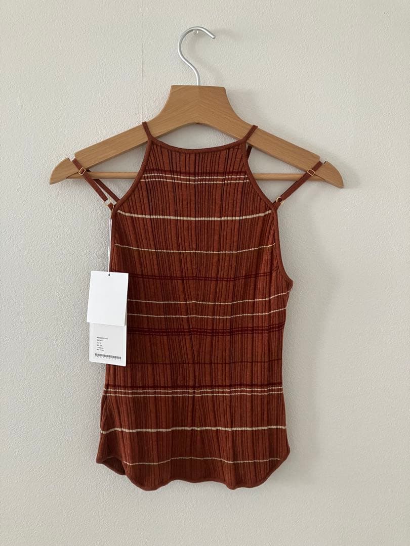 Random Ribbed Plaid Knitted Top