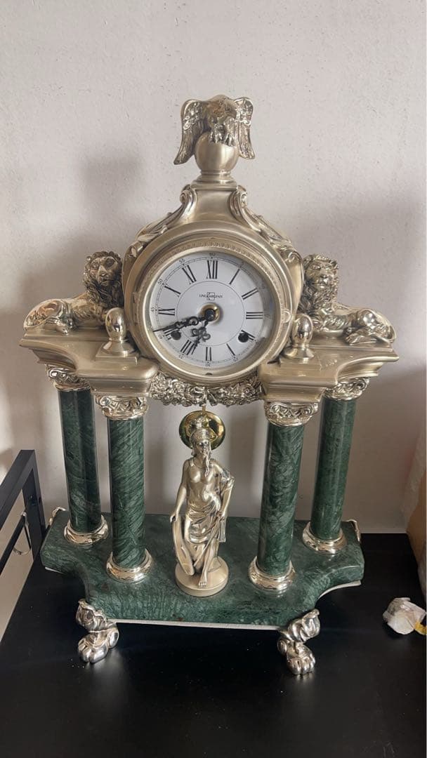 ORP828V イタリア製置時計 グリーンマーブル