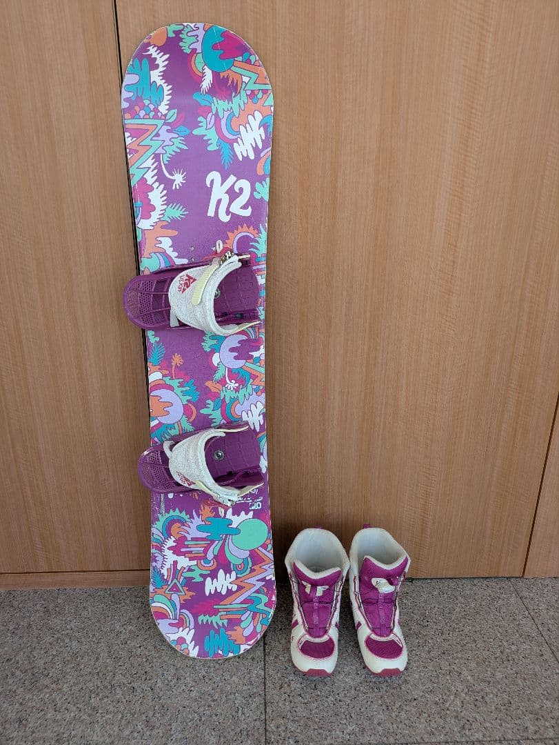 K2 スノーボード ビンディング ブーツ3点セット 板120cm ブーツ20cm