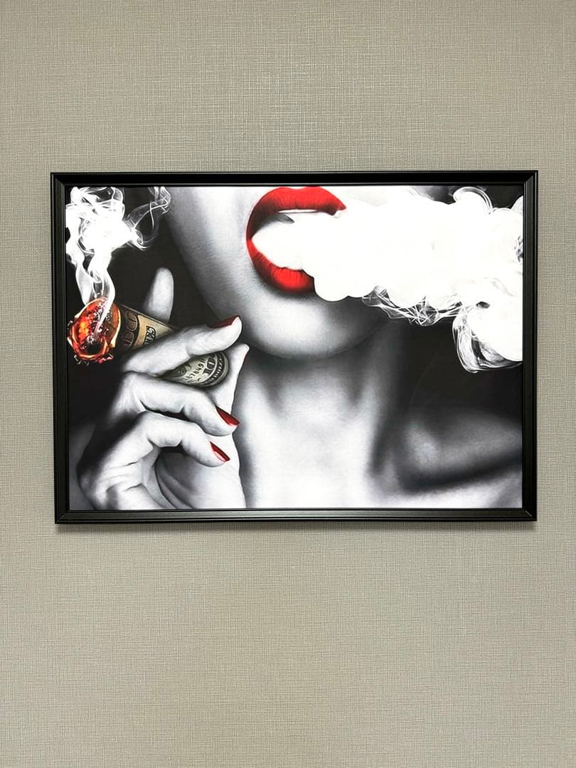 No.212フレーム付きキャンバスアート　オシャレ絵画　ブランドアートポスター