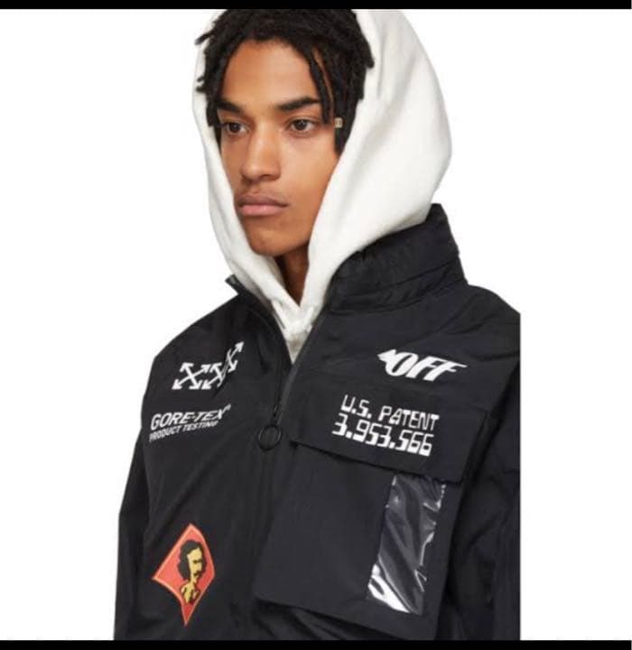 off-white goretex ジャケット 新品 - メルカリ