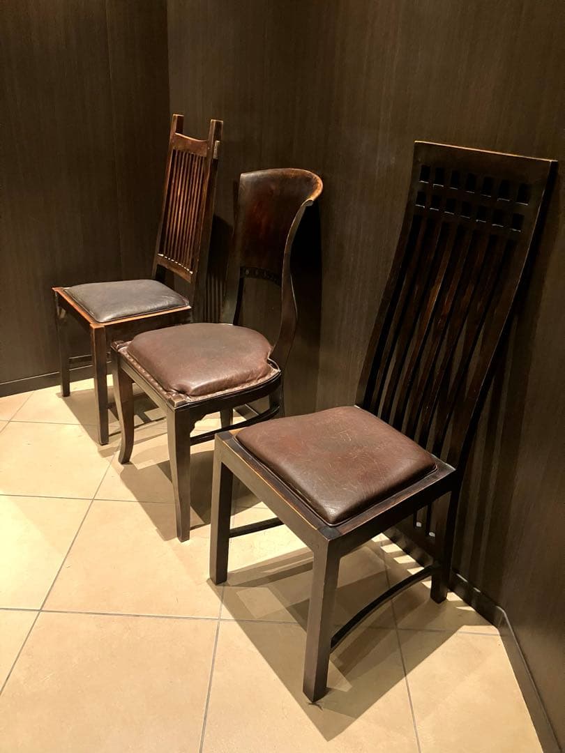 アンティーク　木製椅子　引き取り限定