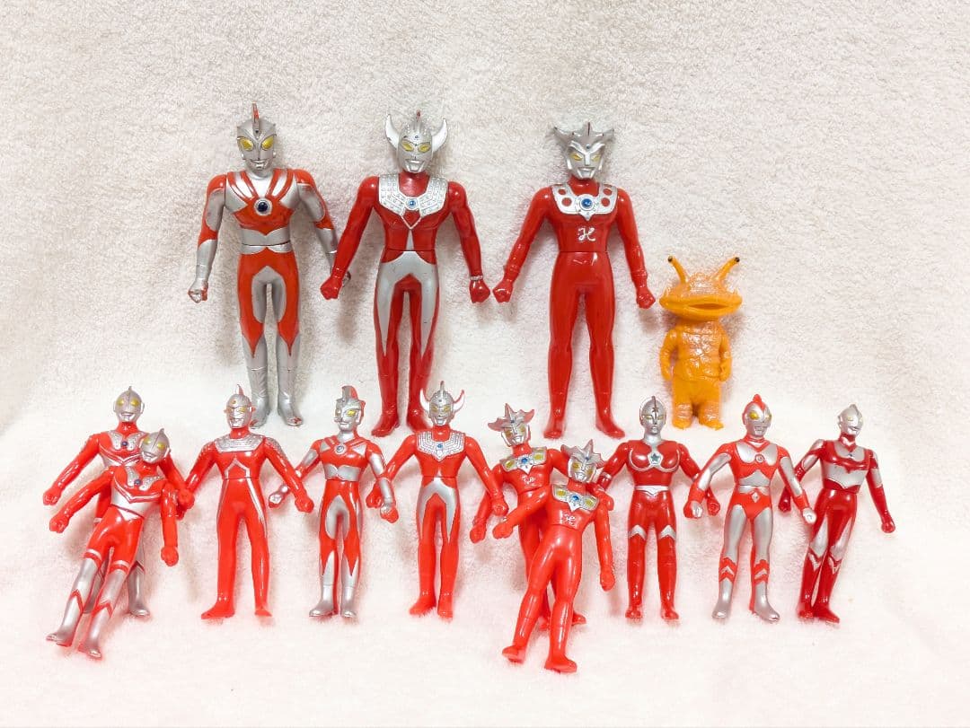 ウルトラマンシリーズ　ソフビ　当時物　昭和　平成