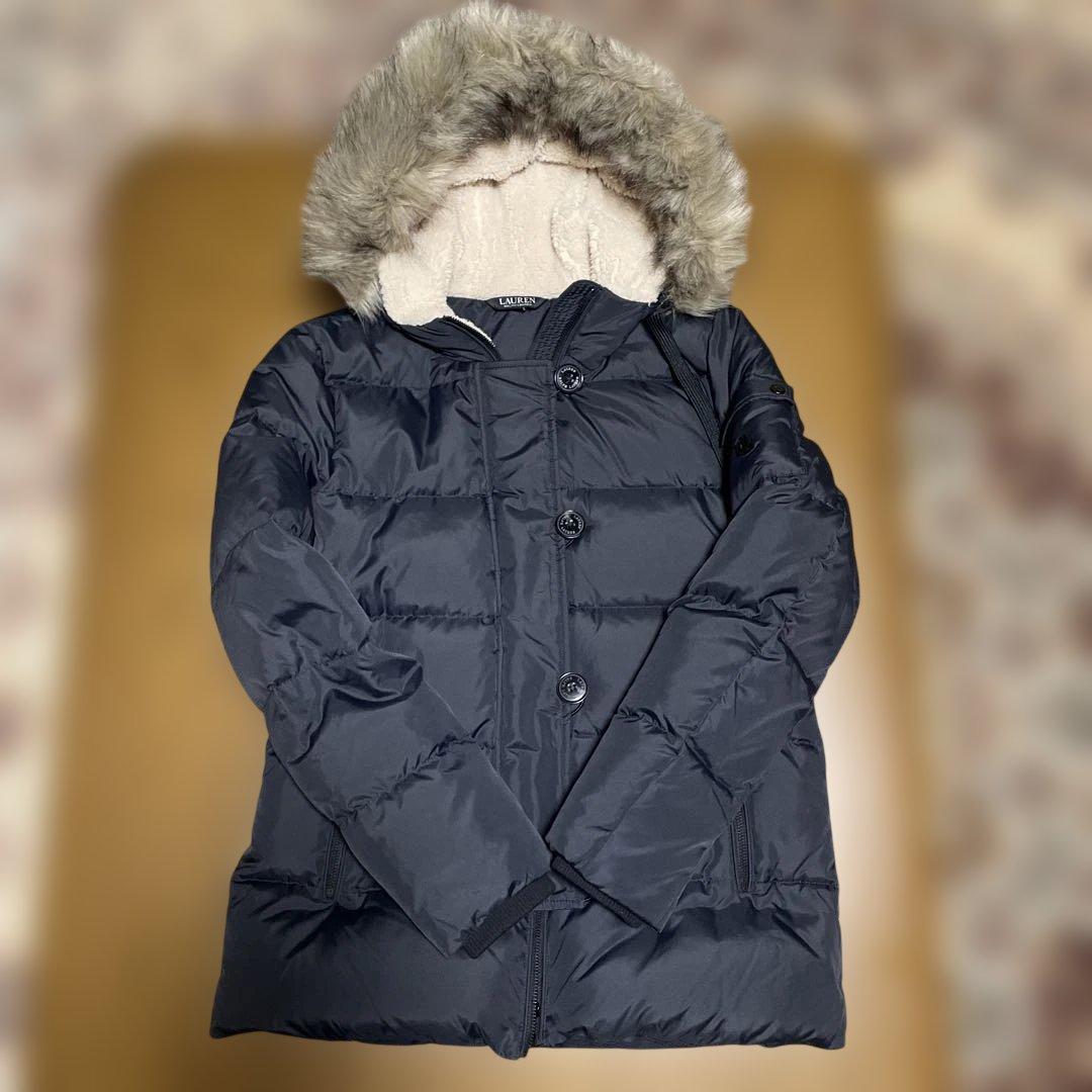 現行品✨ラルフローレン　ダウンジャケット POLO RALPH LAUREN (ポロラルフローレン) フード着脱 撥水 モック