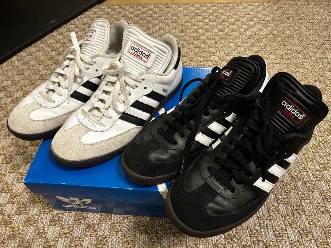 ゴ*ラ様 adidas samba サンバ classic black/whit